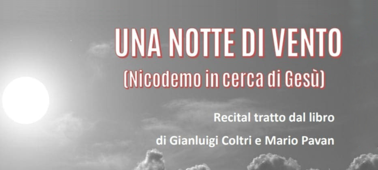 Banner Recital "Una notte di vento"