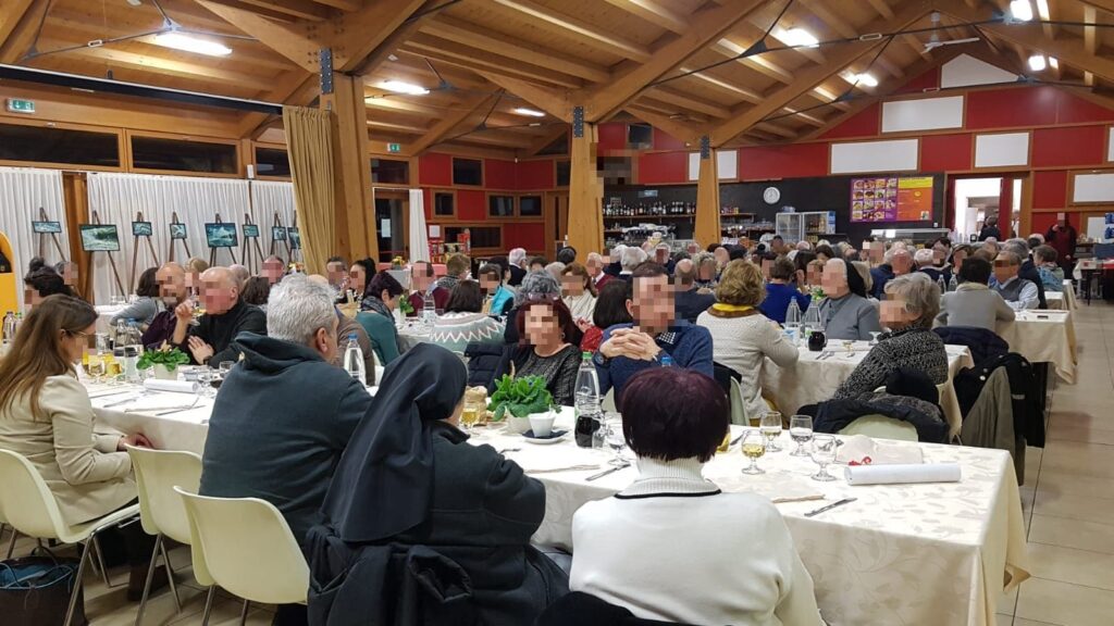 Foto della cena solidale del 2023