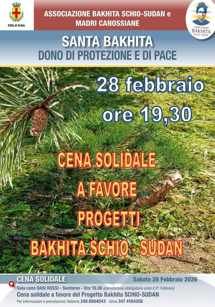 Locandina cena solidale 2026