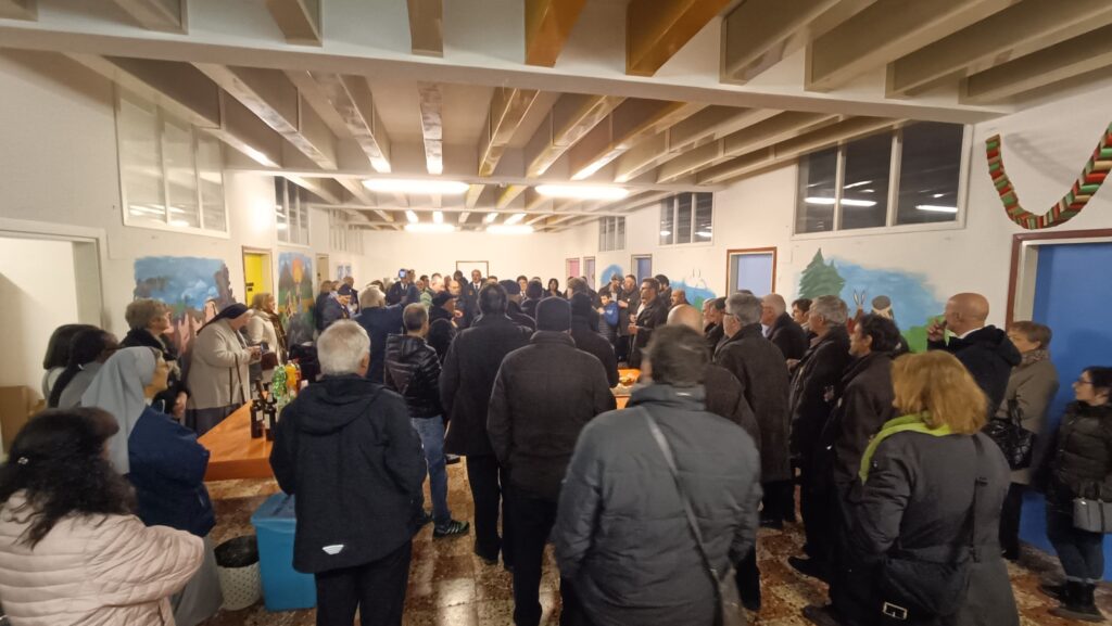 Momento conviviale dopo il concerto