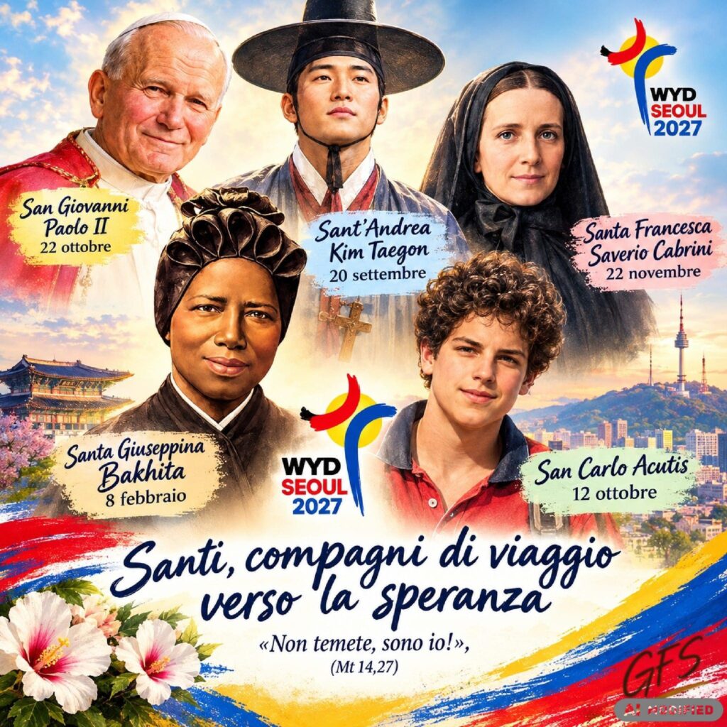Immagine dei santi della GMG 2027