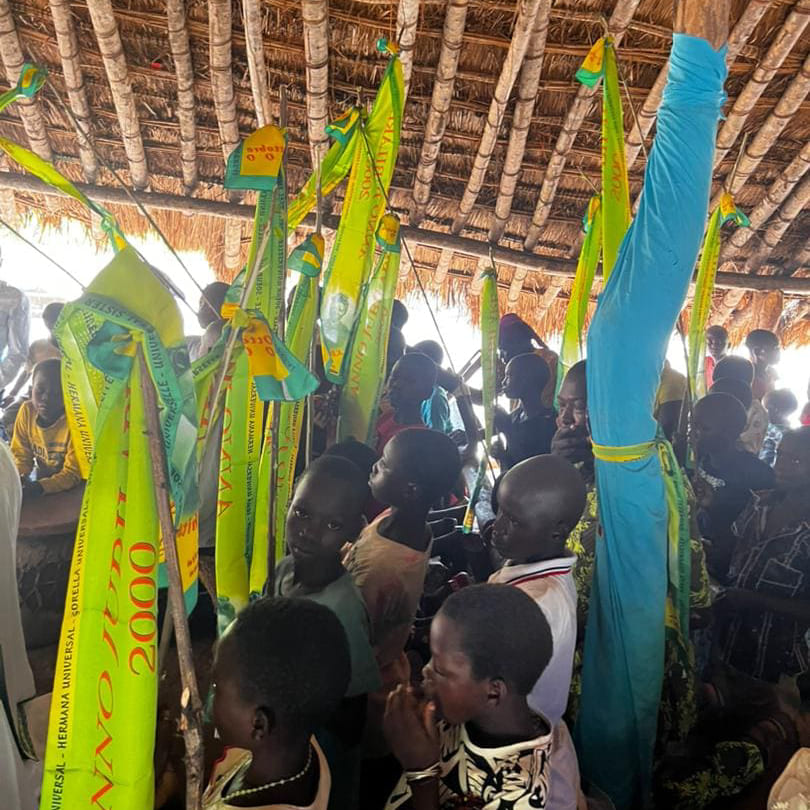 Un' immagine dalla realtà del Sud Sudan nella parrocchia di padre Leclear